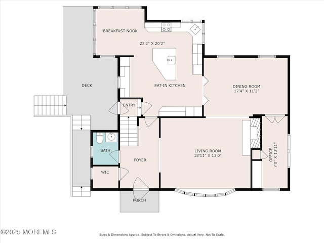 42 Pershing Ave, Sayreville Boro, NJ 08872 - view of property floor plan
