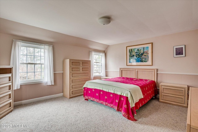 42 Pershing Ave, Sayreville Boro, NJ 08872 - bedroom featuring carpet flooring and vaulted ceiling