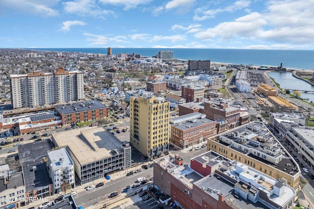 601 Bangs Ave Unit 1107, Asbury Park, NJ 07712 - drone / aerial view with a water view and a view of city