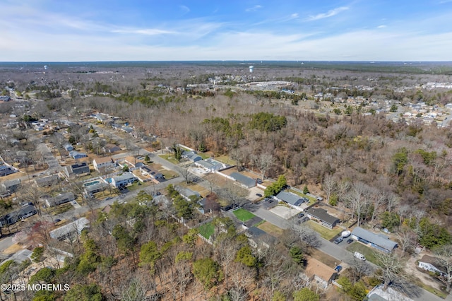 aerial view featuring a residential view
