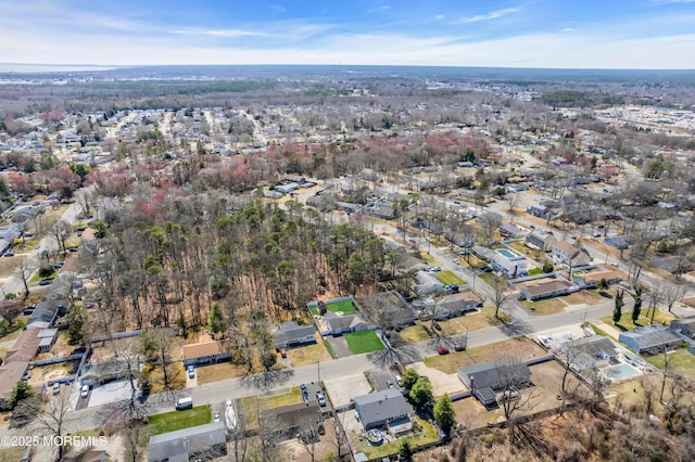 birds eye view of property featuring a residential view