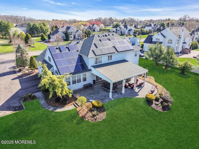 birds eye view of property featuring a residential view