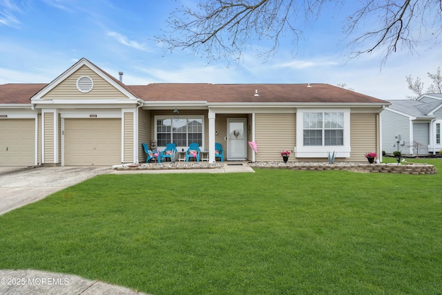 1101B Thornbury Ln, Manchester, NJ 08759 - ranch-style home featuring an attached garage, driveway, and a front yard