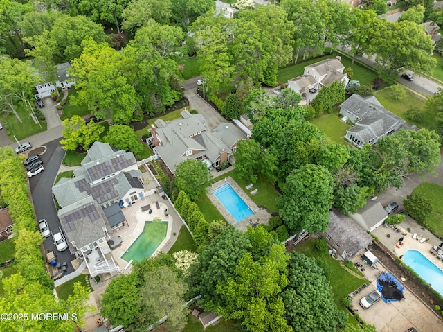 491 Clinton Ave, Toms River, NJ 08753 - aerial view of residential area with a pool