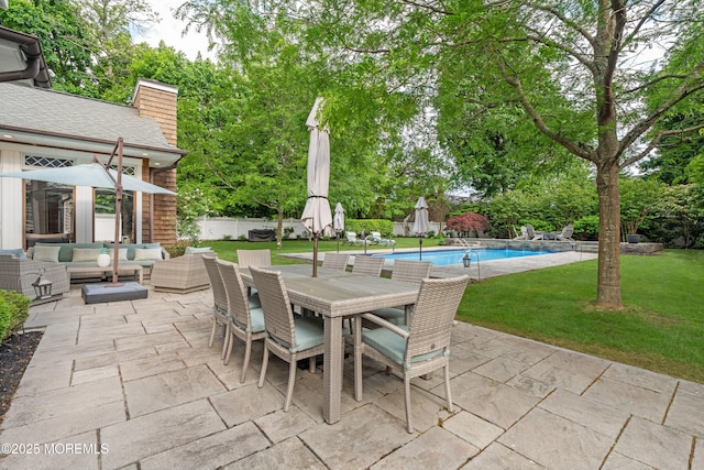 491 Clinton Ave, Toms River, NJ 08753 - view of patio with an outdoor hangout area and outdoor dining area
