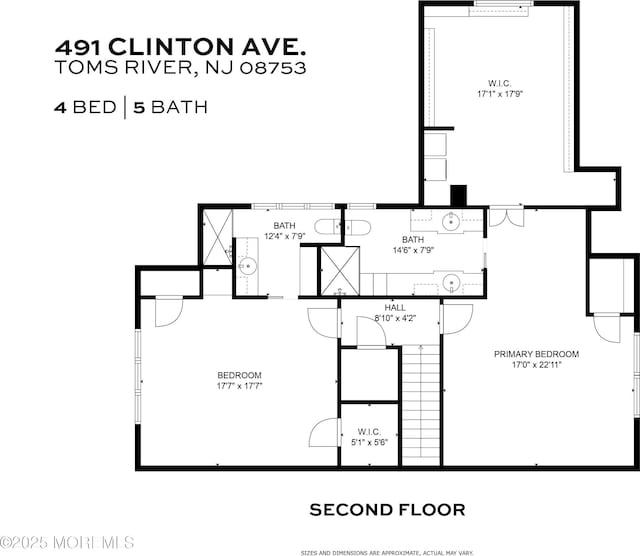 491 Clinton Ave, Toms River, NJ 08753 - room layout