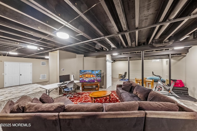 5 Breckenridge Ct, Freehold, NJ 07728 - living area featuring carpet flooring and visible vents