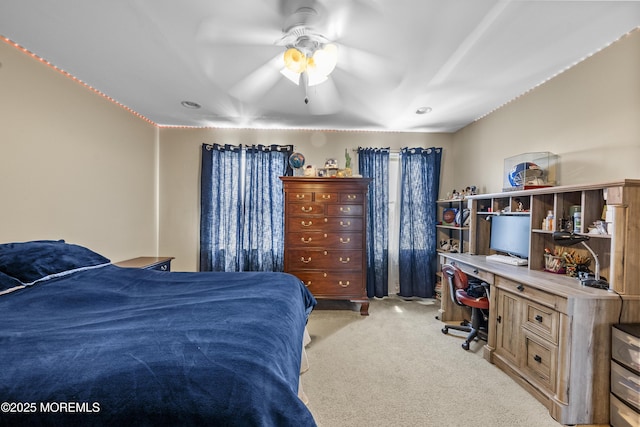 5 Breckenridge Ct, Freehold, NJ 07728 - bedroom featuring light carpet and ceiling fan