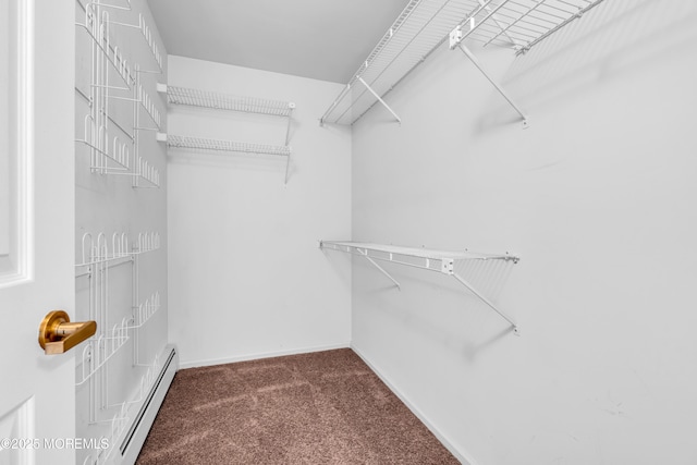 1905 Cherryvale Ct, Toms River, NJ 08755 - walk in closet featuring baseboard heating and carpet flooring