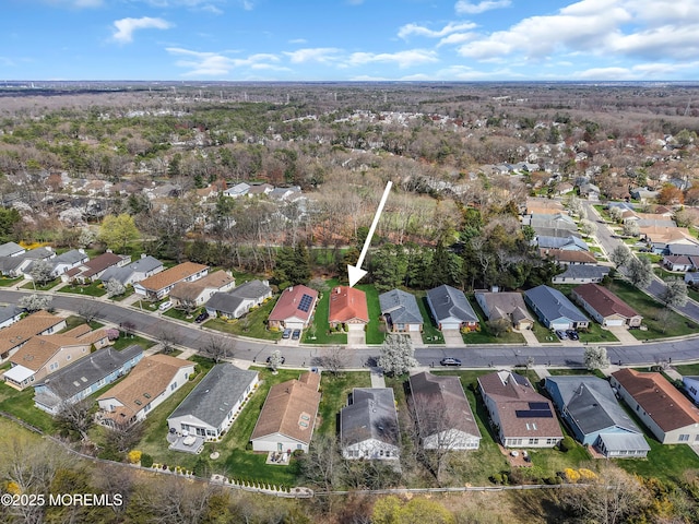 1905 Cherryvale Ct, Toms River, NJ 08755 - aerial view of property and surrounding area with nearby suburban area