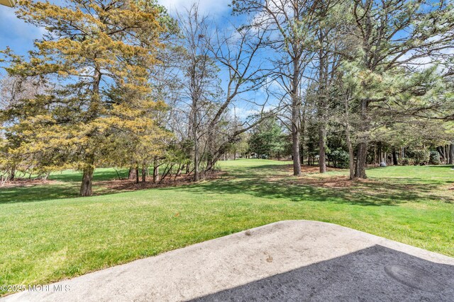 1905 Cherryvale Ct, Toms River, NJ 08755 - view of green lawn featuring view of wooded area