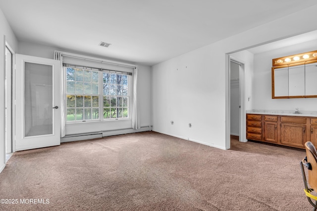 1905 Cherryvale Ct, Toms River, NJ 08755 - unfurnished bedroom featuring carpet and a baseboard radiator