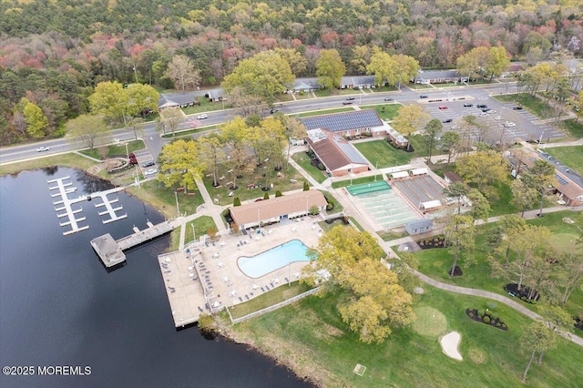 86E Dorchester Dr, Lakewood, NJ 08701 - bird's eye view featuring a water view