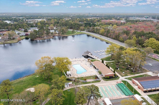86E Dorchester Dr, Lakewood, NJ 08701 - drone / aerial view featuring a water view