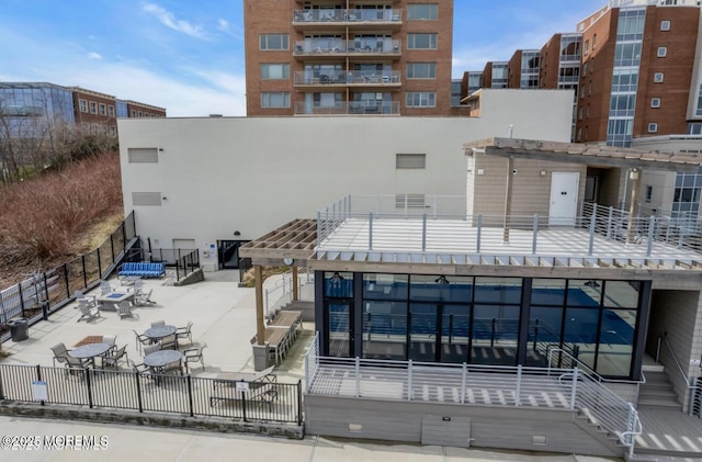 28 Riverside Ave Unit 4H, Red Bank, NJ 07701 - view of property with fence