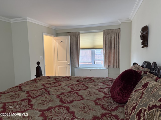 28 Riverside Ave Unit 4H, Red Bank, NJ 07701 - bedroom featuring crown molding