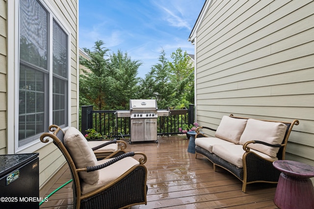 17 Spalding Dr, Holmdel, NJ 07733 - deck featuring area for grilling