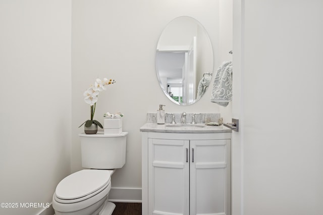 17 Spalding Dr, Holmdel, NJ 07733 - bathroom with vanity and wood finished floors