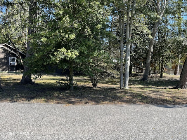 exterior space featuring fence