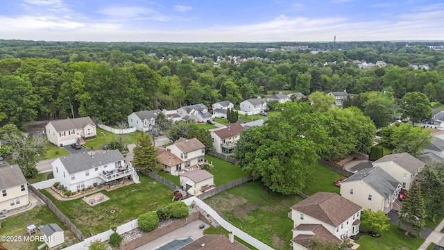 55 Marc Dr, Howell, NJ 07731 - aerial perspective of suburban area with a forest