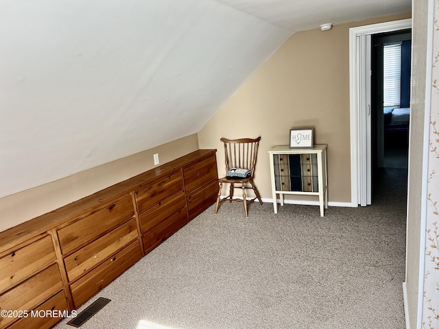 127 8th Ave, Seaside Park, NJ 08752 - additional living space featuring lofted ceiling, carpet floors, and baseboards
