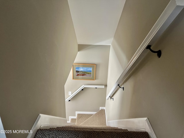 127 8th Ave, Seaside Park, NJ 08752 - stairway with baseboards