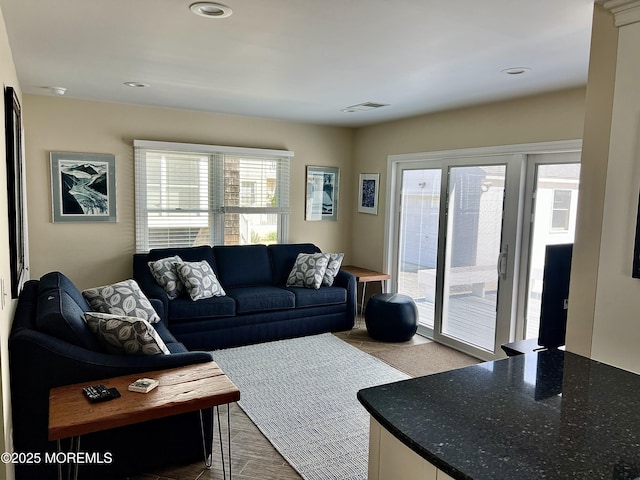 127 8th Ave, Seaside Park, NJ 08752 - living area with healthy amount of natural light and recessed lighting