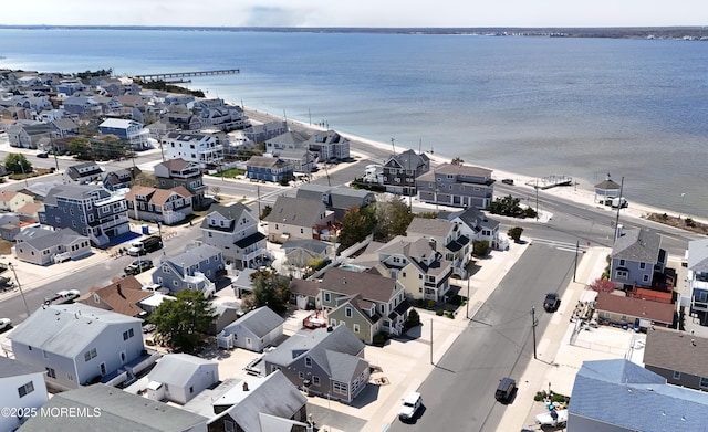 127 8th Ave, Seaside Park, NJ 08752 - aerial view of residential area featuring a nearby body of water