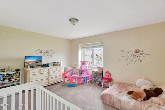 bedroom with carpet