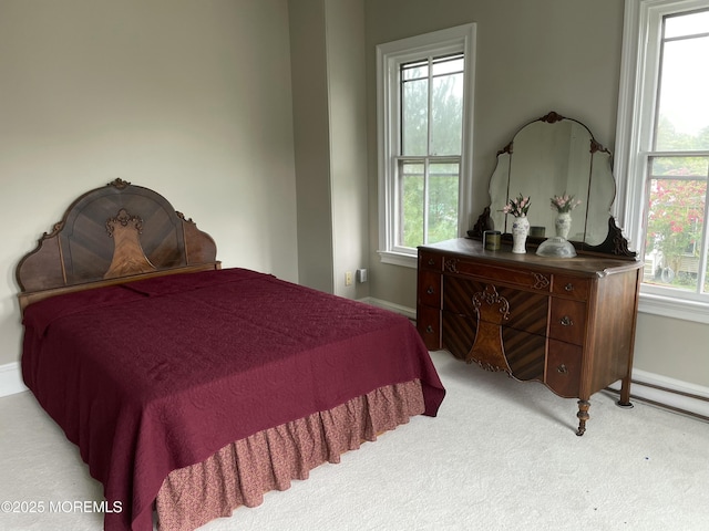 6056 Main St, Hamilton, NJ 08330 - bedroom with light carpet, baseboards, and multiple windows