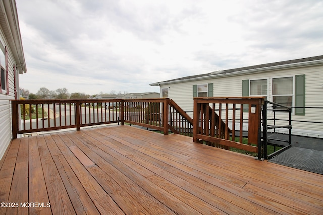 view of deck