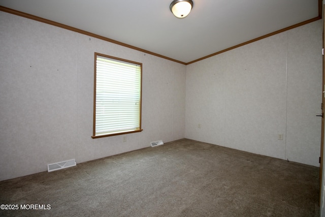 2 Brookside Way, Freehold, NJ 07728 - carpeted empty room featuring crown molding