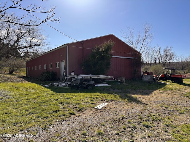 752 Amwell Rd, Hillsborough, NJ 08844 - view of pole building featuring a lawn