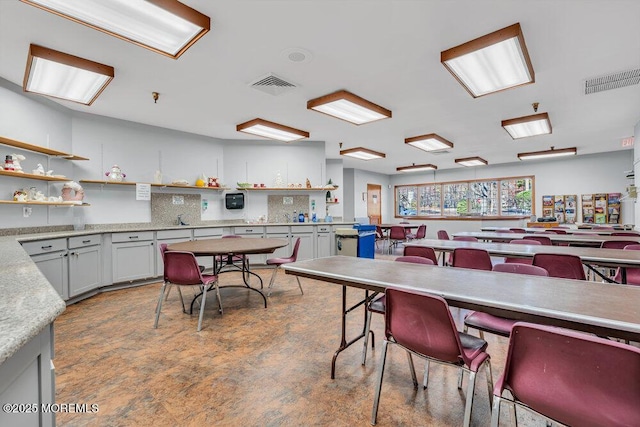 1396 Gleniffer Hill Rd, Toms River, NJ 08755 - dining area with visible vents