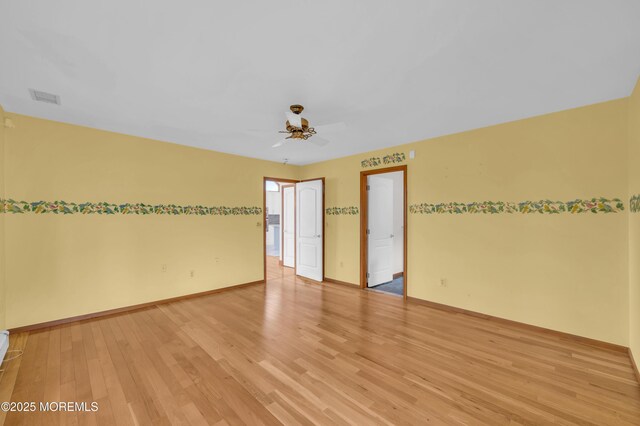 3166 Windsor Ave, Toms River, NJ 08753 - unfurnished room with baseboards, visible vents, and light wood-type flooring