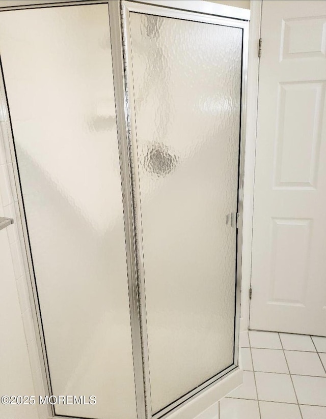 96 Drew Ct, Manalapan, NJ 07726 - full bath featuring tile patterned floors and a stall shower