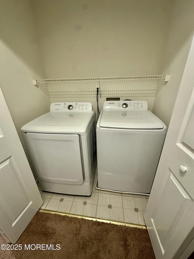 96 Drew Ct, Manalapan, NJ 07726 - washroom with washer and dryer and laundry area