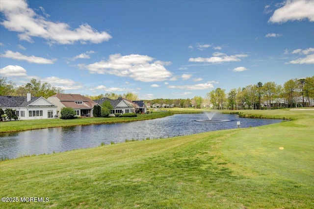 property view of water