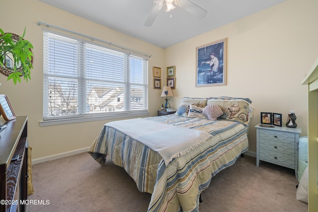 33 Blue Heron Ln, Bayville, NJ 08721 - bedroom featuring carpet flooring and a ceiling fan