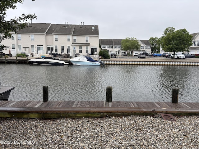 33 Blue Heron Ln, Bayville, NJ 08721 - dock with a residential view and a water view