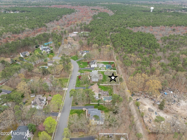 101 Erin Dr, Jackson, NJ 08527 - bird's eye view featuring a view of trees