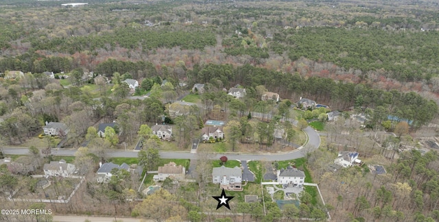 101 Erin Dr, Jackson, NJ 08527 - birds eye view of property with a residential view and a forest view
