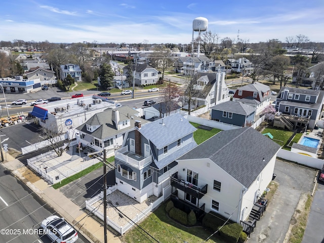 birds eye view of property featuring a residential view