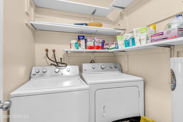 54 Amberly Dr Unit F, Manalapan, NJ 07726 - clothes washing area with washer and clothes dryer and laundry area