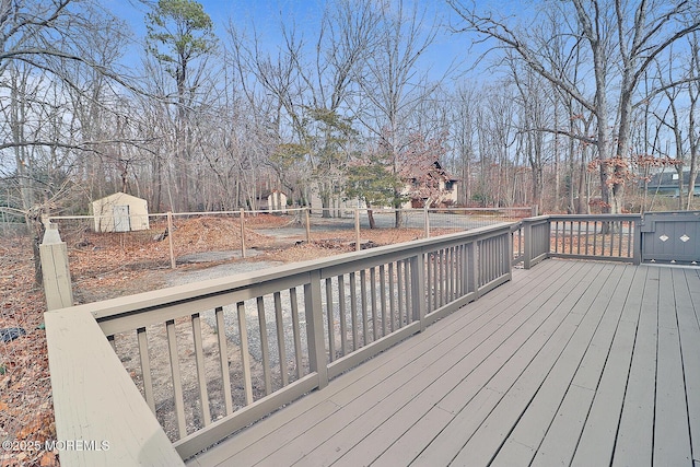950 Bay Ave, Toms River, NJ 08753 - deck with an outbuilding and fence