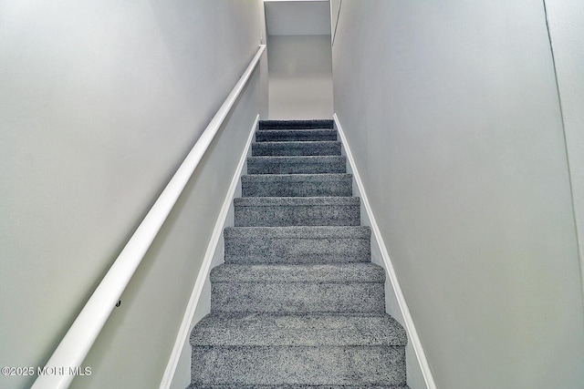 950 Bay Ave, Toms River, NJ 08753 - stairs featuring baseboards