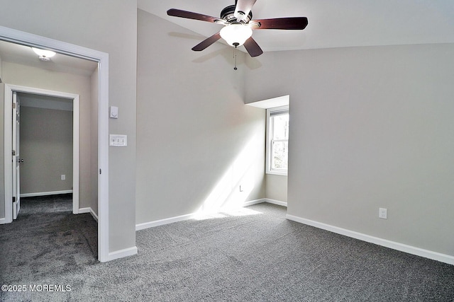 950 Bay Ave, Toms River, NJ 08753 - carpeted empty room with baseboards and a ceiling fan