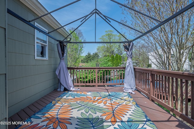view of deck