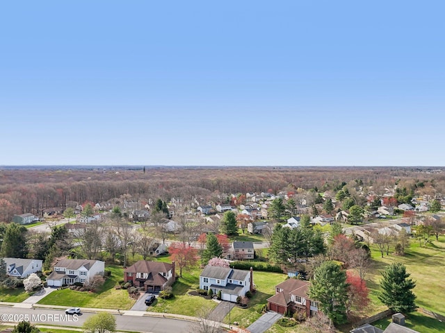 birds eye view of property featuring a residential view