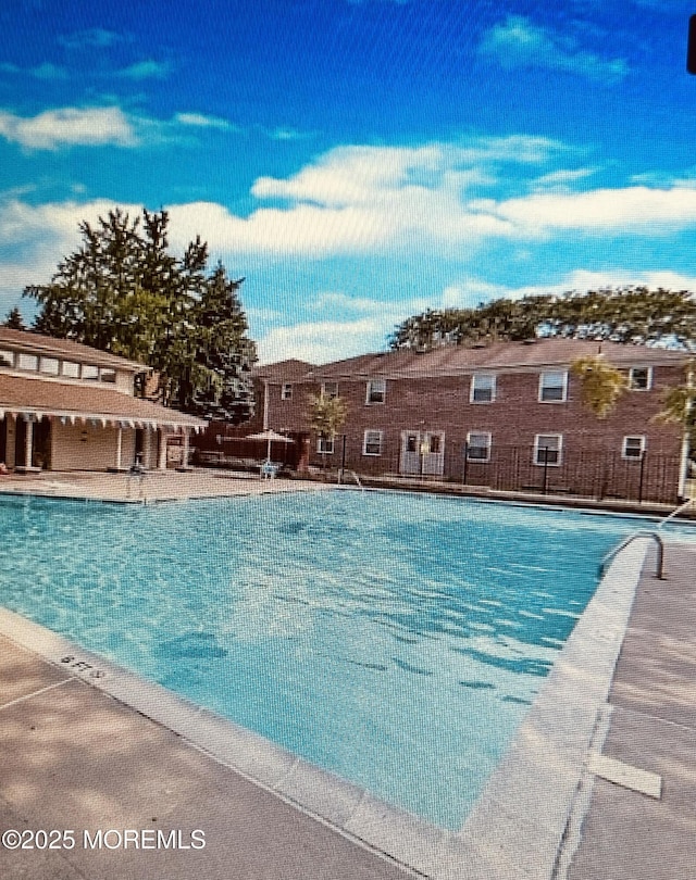 view of pool